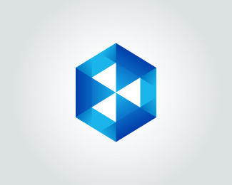 立方体元素的logo设计
