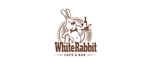 兔子元素的logo设计