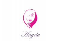 安吉拉美发店logo设计欣赏