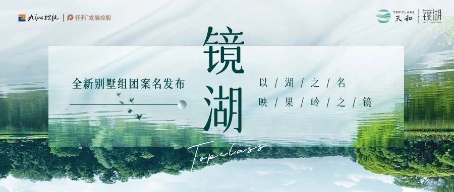 九洲保利天和全新别墅组团案名发布镜湖