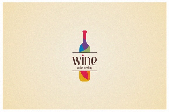 Retro Wine Logo