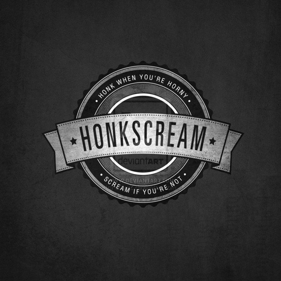 Honks Cream Retro Logo