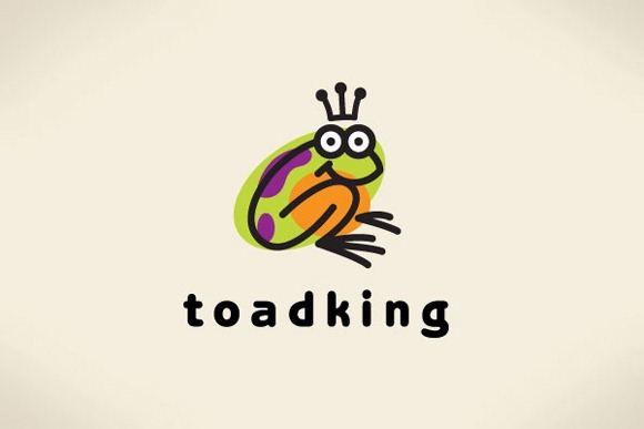 Retro Logo Toadking
