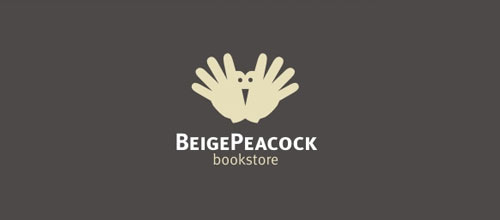 Beige Peacock logo