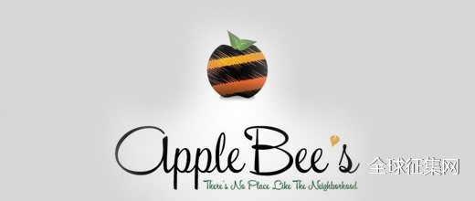 Bee apple logo