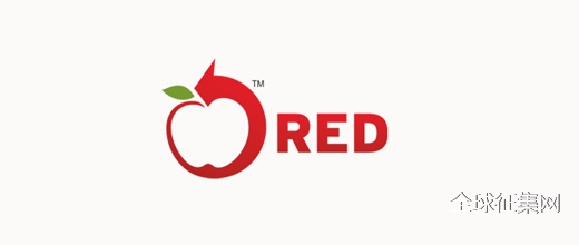 Arrow red apple logo