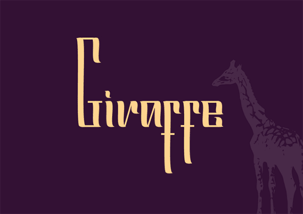Sasha Chebotarev动物字体logo设计