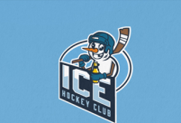 冰球俱乐部logo标志设计