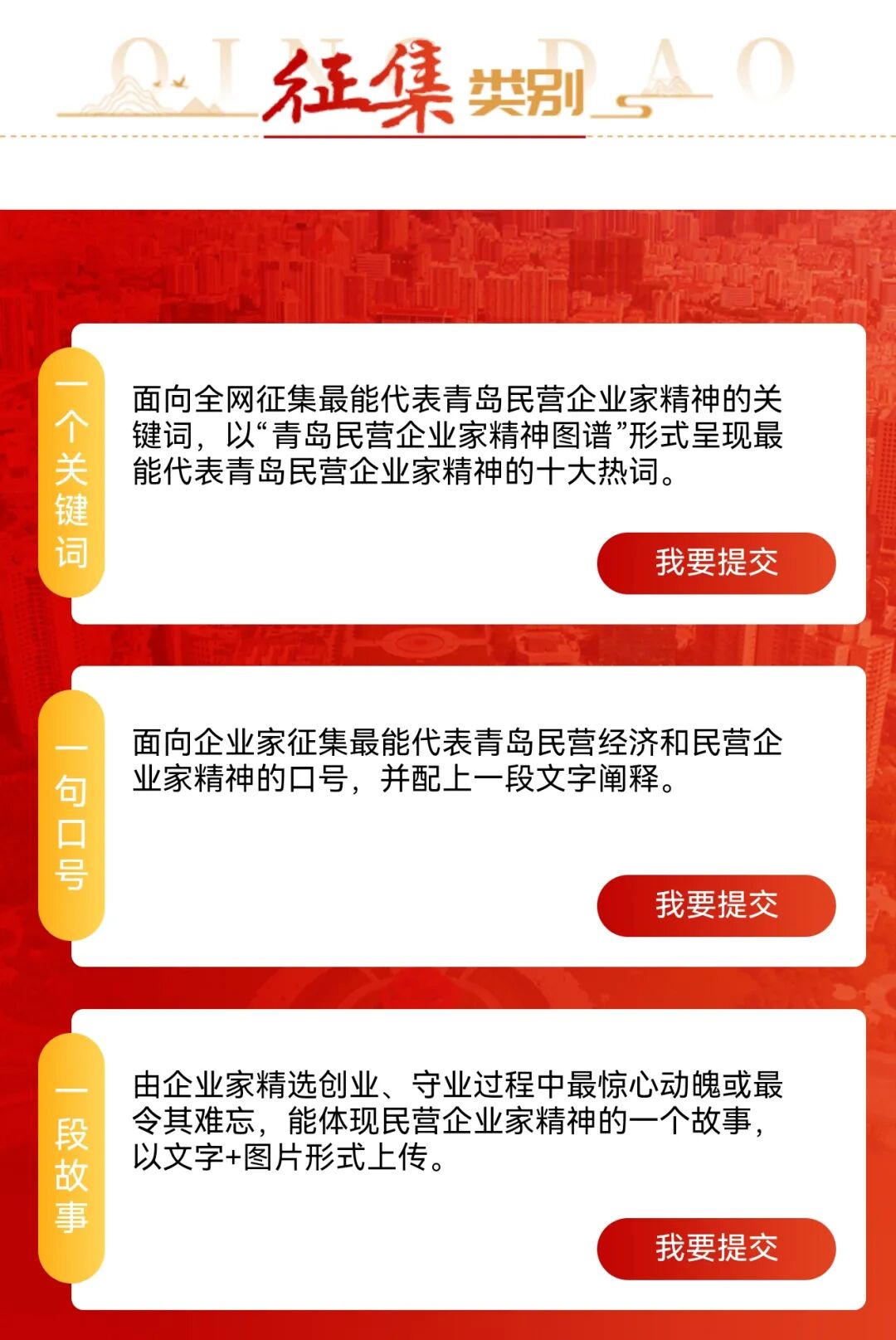 2025青岛市民营企业家精神IP征集 2025青岛市民营企业家精神IP征集.0图片