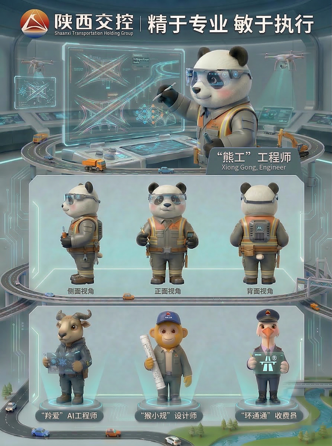 陕西交控IP数字形象征集投票.8图片