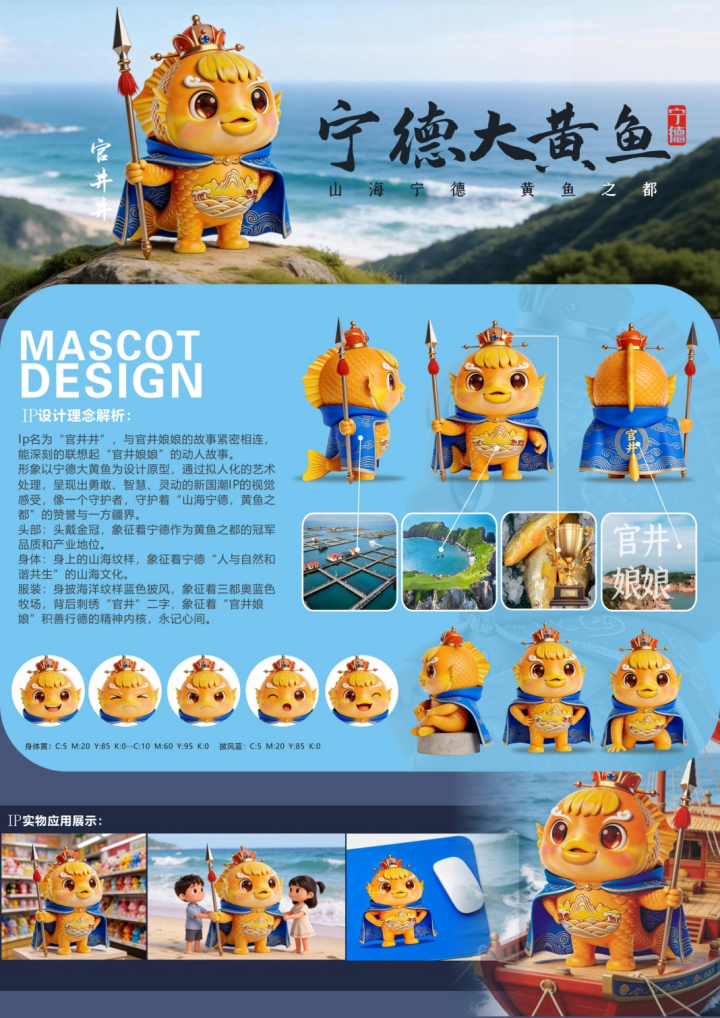 “宁德大黄鱼” 形象IP全国征集网络评选启动!快来为你心仪作品投票!.1图片