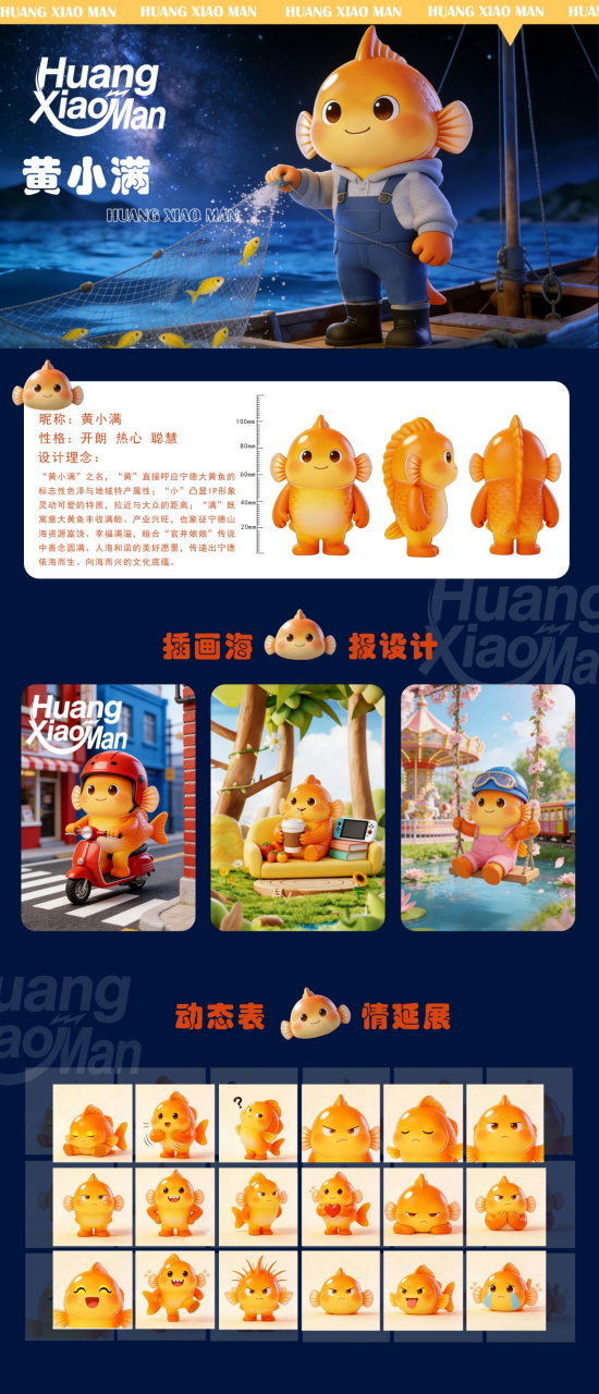 “宁德大黄鱼” 形象IP全国征集网络评选启动!快来为你心仪作品投票!.19图片