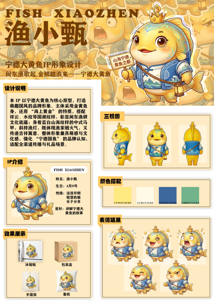 “宁德大黄鱼” 形象IP全国征集网络评选启动!快来为你心仪作品投票!.22图片