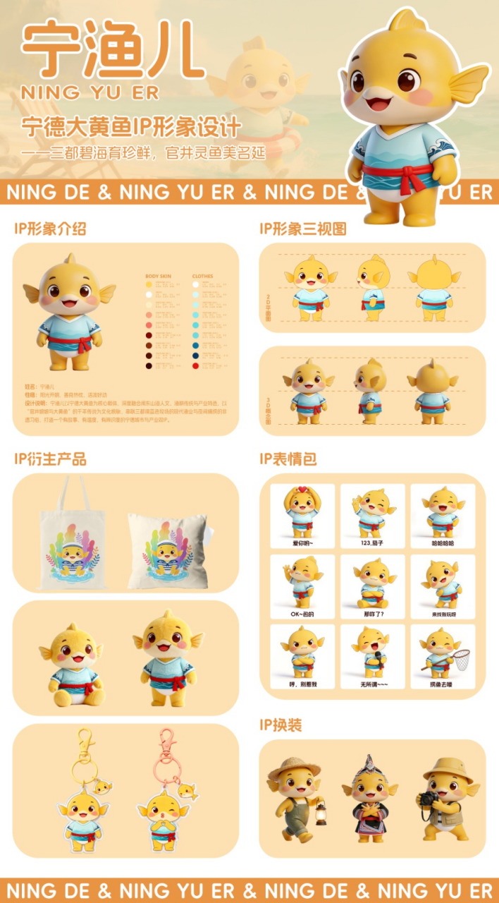 “宁德大黄鱼” 形象IP全国征集网络评选启动!快来为你心仪作品投票!.35图片