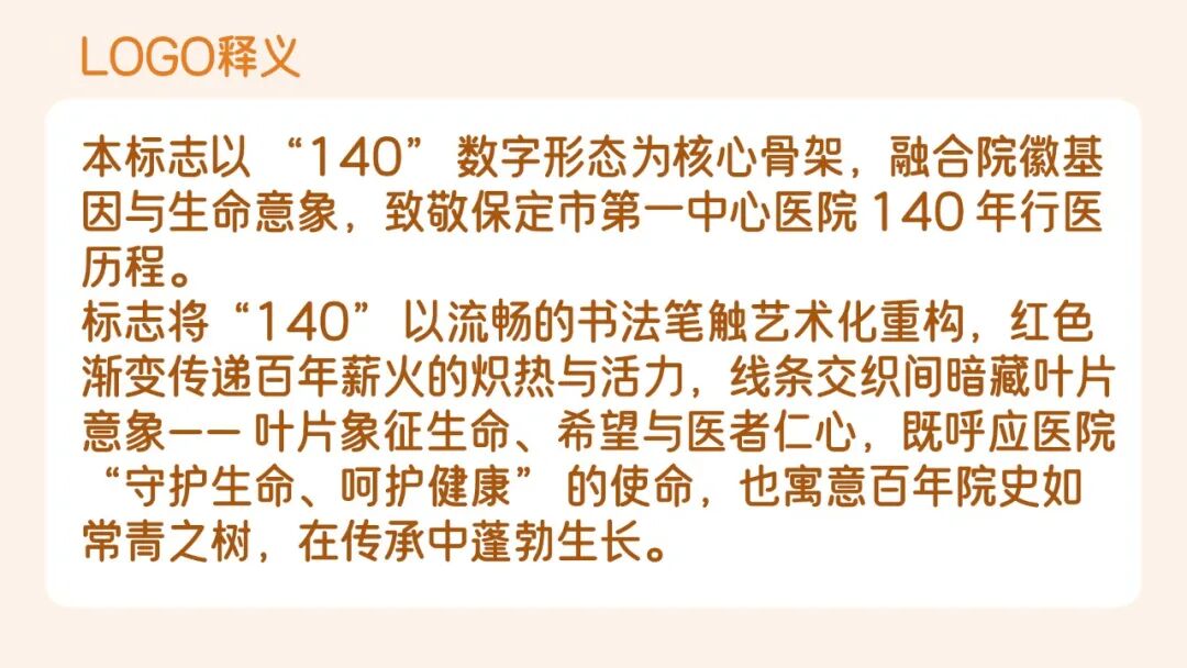 保定市第一中心医院140年院庆主题语及标识（LOGO）邀您投票定夺！.34图片