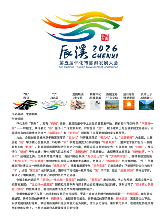 第五届怀化市旅游发展大会主题口号、形象标识LOGO、吉祥物征集活动结果公布！.6图片