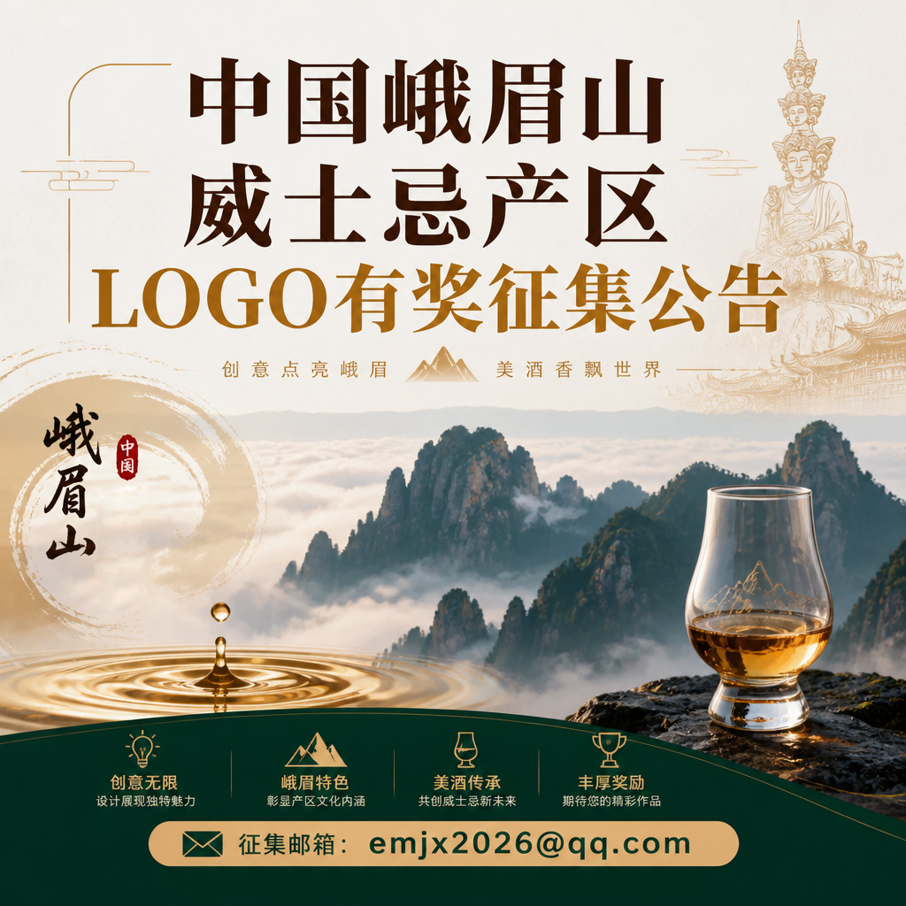 中国峨眉山威士忌产区LOGO有奖征集公告 中国峨眉山威士忌产区LOGO有奖征集公告.0图片
