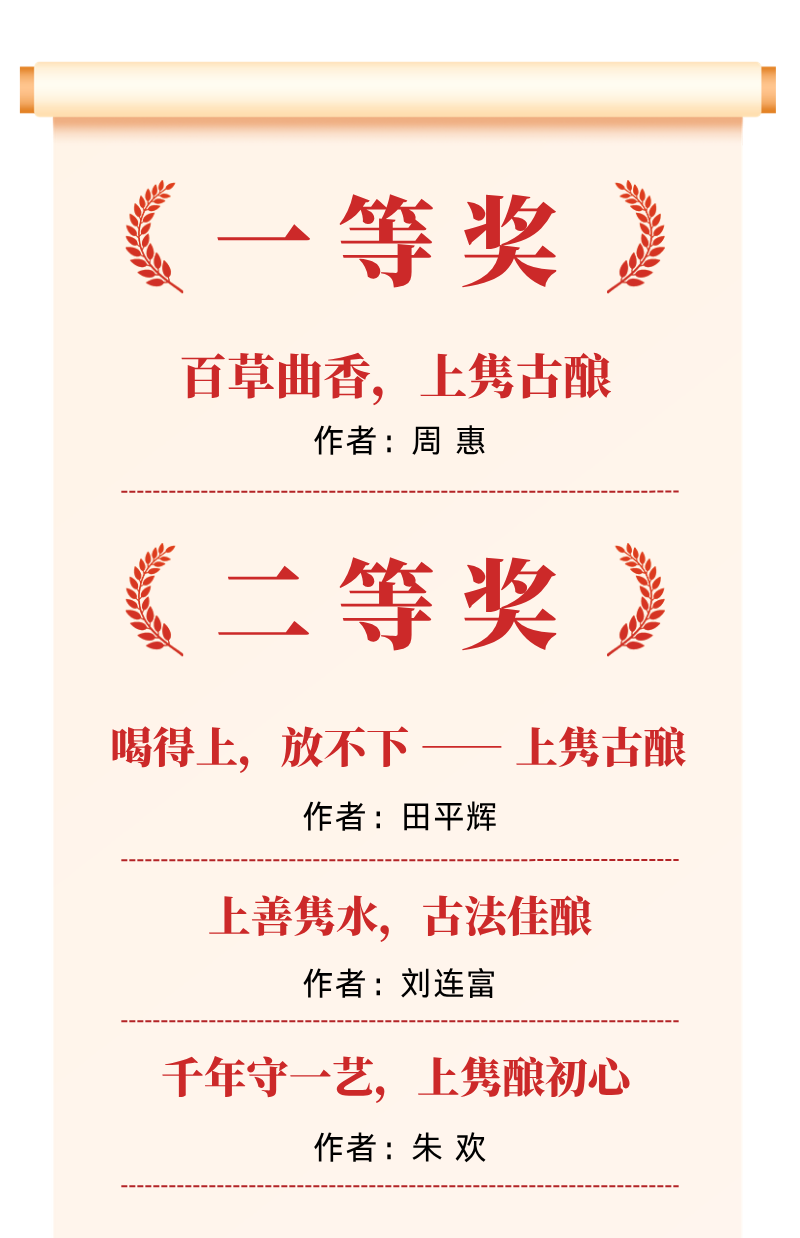 “上隽古酿” LOGO及宣传广告语征集活动结果公示.33图片